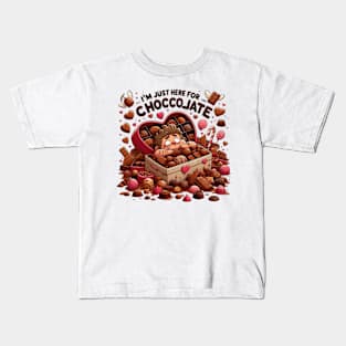 I'm Just Here For The Chocolate Kids T-Shirt